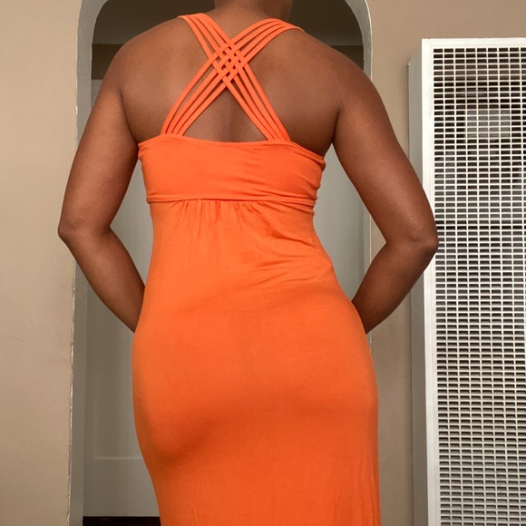 Calvin Klein Jersey Maxi Dress 2 - Picture 3 of 5